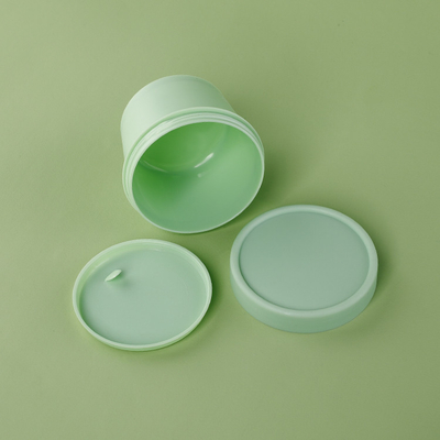 Gläser STREICHELN des Kunststoffgehäuse-100g mit Flip Cap materielle weiße Kappe aufbereiteten Plastikbehälter