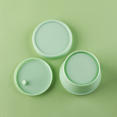 Gläser STREICHELN des Kunststoffgehäuse-100g mit Flip Cap materielle weiße Kappe aufbereiteten Plastikbehälter