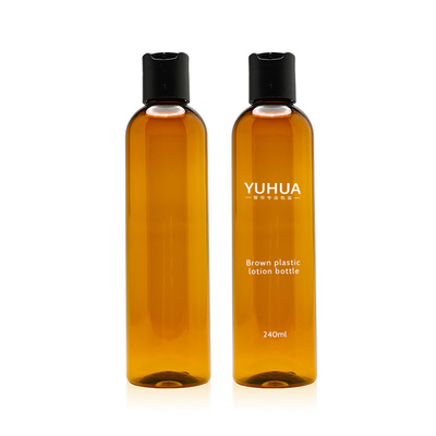 PET 240 ml Kunststoff-Shampoo-Flasche Umweltfreundliche Körperwaschlotion-Flasche