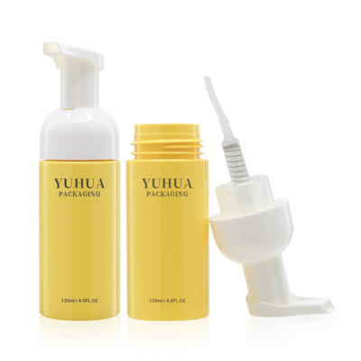 Benutzerdefinierte 100 ml 120 ml Plastikschaum-Pumpflasche für Handwaschflüssigkeits-Gesichtsreinigungsseife