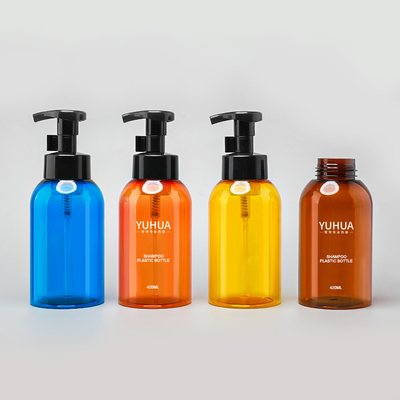 Pumpflasche fertigte des Schaumkunststoff-420ml Farbe und Logo Rainbow Color besonders an