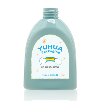 Blumen-Pumpen-Kinderaufkleber der Körper-Wäsche-Creme-Plastiklotions-Flaschen-250ml netter