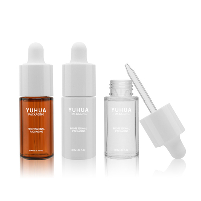 Freundliches kundenspezifisches Logo MSDS-leeres Plastiktropfflasche-30ml Eco