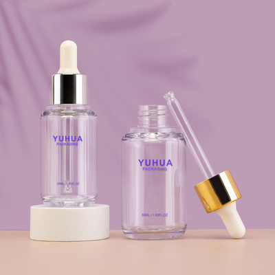 füllt leeres Serum 50ml Verpackentropfflasche Skincare des ätherischen Öls ab