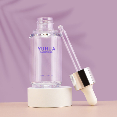 füllt leeres Serum 50ml Verpackentropfflasche Skincare des ätherischen Öls ab