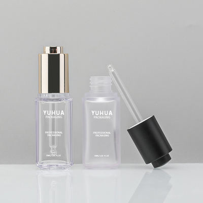 Leeres Tropfflasche-Serum des ätherischen Öls, das Plastikflasche 30ml verpackt