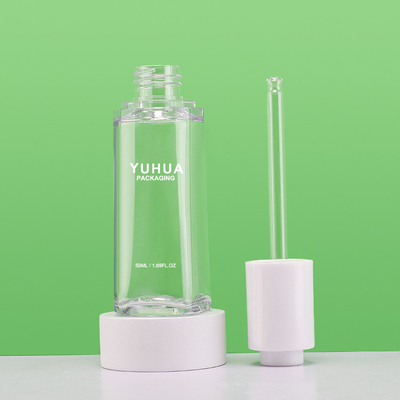 kundenspezifische PETG Plastikserum-Flasche 30ml 50ml mit Tropfenzähler-Kappe