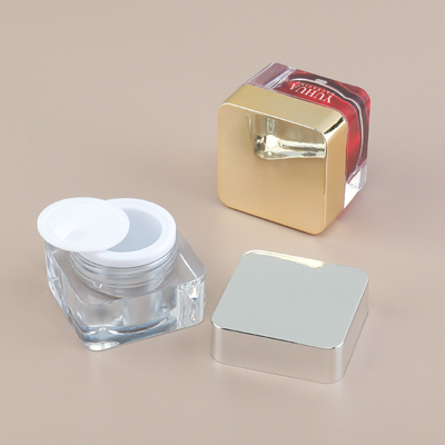 Creme-Topf-acrylsauerglas 5g 10g quadratisches für Skincare Verpacken