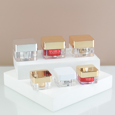 Creme-Topf-acrylsauerglas 5g 10g quadratisches für Skincare Verpacken