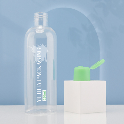 Kundengebundener Plastik-Flip Cap Bottles For Shampoo Conditioner des Logo-250ml