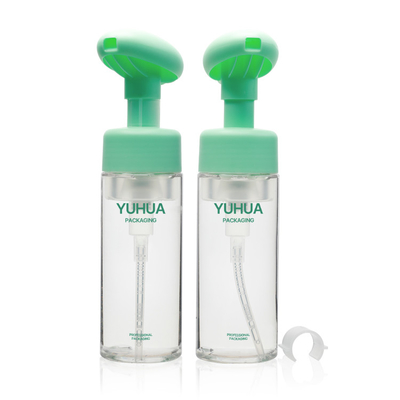 Gesichtsreinigungsflasche des Schaumkunststoff-100ml mit Lotions-Spray-Kappe