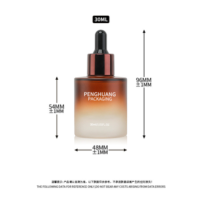 Zylinder-Serum-Tropfflaschen lecken die Kapazität des Beweis-30ml 50ml