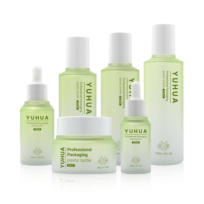 Fertigte kosmetische Serum-Flasche PETG 50ml Logo Skincare Jar besonders an