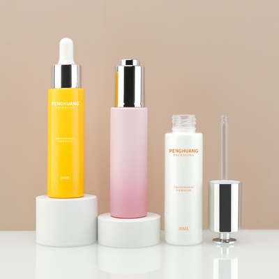Serum-Tropfflaschen des Etikettendruck-30ml entwickelt Haut-Beschaffenheit weiter