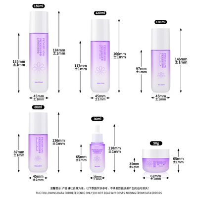 Customized Logo PETG PET Serum Dropper Bottle For Cosmetic Packaging