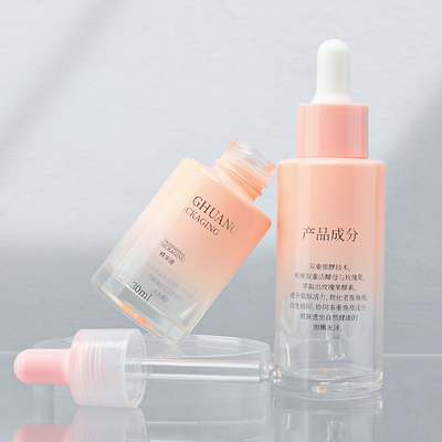 OEM ODM Zylinder Essenzöl Flasche Hautpflege Verpackung 50 ml
