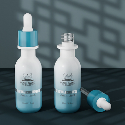 MSDS Ölserum Flasche mit Tropfdrüsen Klar rosa gelb blau Farbe