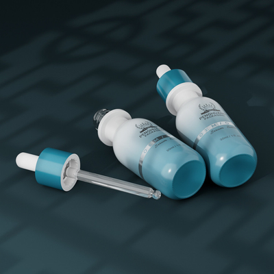MSDS Ölserum Flasche mit Tropfdrüsen Klar rosa gelb blau Farbe