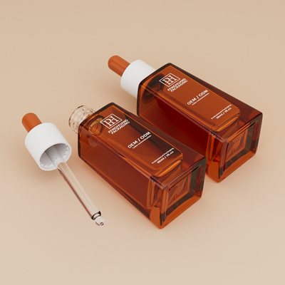 Klassische Trapez 30 ml Ölserum Tropffflaschen für Hautpflegeverpackungen