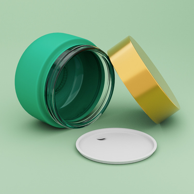 OEM ODM Leere Matte Kosmetische Creme Jar 100g Glas Körper Butter Jar mit Deckel