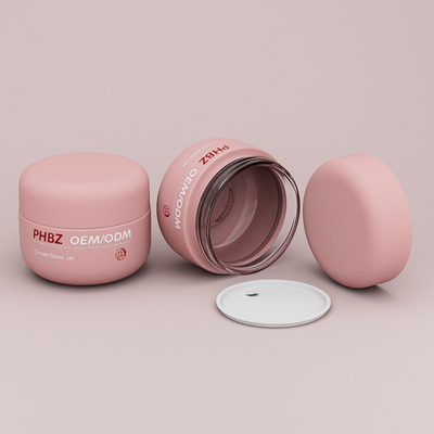 Luxuriöse Runde Leere 100g Creme Glasgläser für Gesicht Creme Körper Scrub Gesichtsmaske Butter