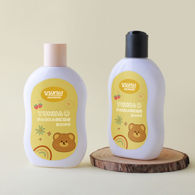 200 ml Farbgebundene Plastikleere Shampoo- und Conditionerflaschen