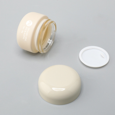 Custom Matte Print Kosmetik Glasgläser mit Schraubkappen Augencreme Lippenbalsam Creme Glas