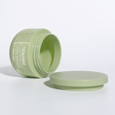 Runder leerer, breiter Mund Plastikcreme 300g 550g 10oz Haar-Körper-Scrub Behälter