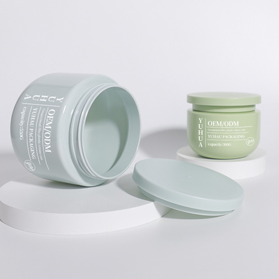 Runde, matte Kunststoffverpackungsgefäße 550 ml PET Breitmunde, Körperbuttercreme