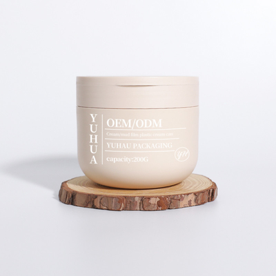 200 ml Kosmetik-Plastikverpackungsgefäße für Haar-Körper-Scrub-Gesichtscreme