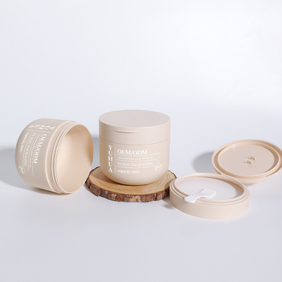 200 ml Kosmetik-Plastikverpackungsgefäße für Haar-Körper-Scrub-Gesichtscreme