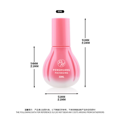 Warmverkauf Pumpe Kappe Glas Kosmetik Flasche Behälter für Serum Creme Lotion