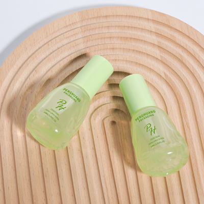 Avocado Green Clear 30 ml Glasflüssigkeitsflaschen für Hautpflegeverpackungen