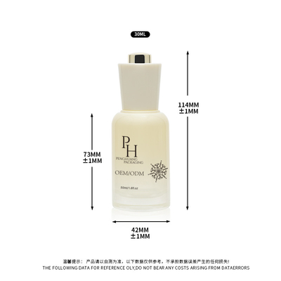 OEM ODM Haaröl Serum Flasche mit Glas Tropffflasche 30ml 1oz kosmetische Verpackung Behälter