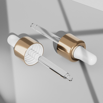 30 ml runde Glas-Serum-Tropffflaschen für ätherisches Haarpflegeöl