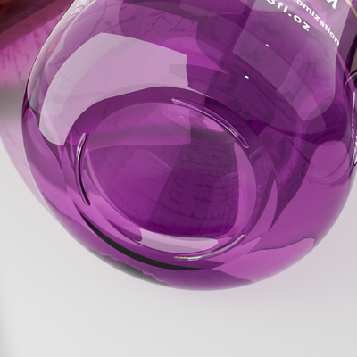 Customized Logo 30ml leere runde Glas-Tropffflaschen für Serumöl