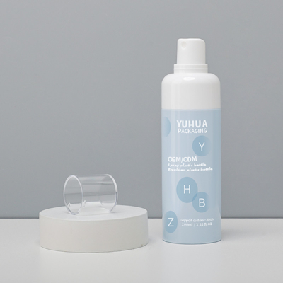 Feine Nebelsprühflaschen aus Kunststoff 100 ml 120 ml 150 ml Nachfüllbare Kosmetik-Leere Sprühflaschen mit Sprühstoff