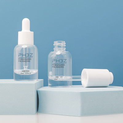 Customized Logo Glas Serum Tropffflaschen für Toner Essenzöl