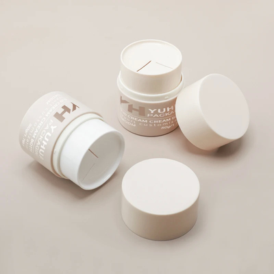 50g PP Kunststoff Hautpflegecreme Kunststoff Kosmetikverpackung Gläser mit Frostdruck