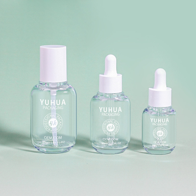 15 ml 30 ml 50 ml PETG Serum Tropffflasche Hautpflege Kosmetik Verpackung Klare Creme Lotion Flasche