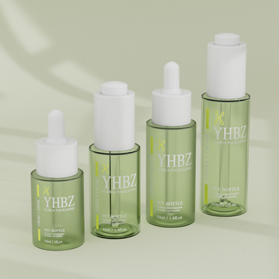 30 ml 40 ml 50 ml 60 ml Serum-Tropffflasche Plastikleere Flasche mit ätherischem Öl