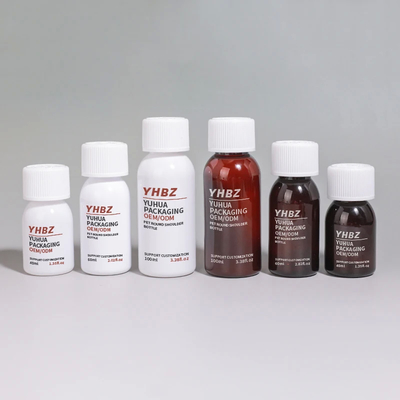 40 ml 60 ml 100 ml benutzerdefinierte Schraubkappe Plastikflasche für Pillen Vitamine und Kapseln