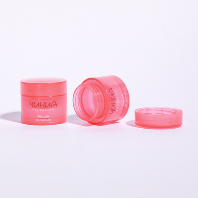 Leere Augenkremflasche 5g 10g 15g Plastik-Lippenbalsambehälter mit Deckel