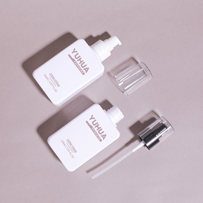 Großhandel Flasche aus klarem Kunststoff 150 ml Flachquadrat Shampoo und Conditioner Flasche