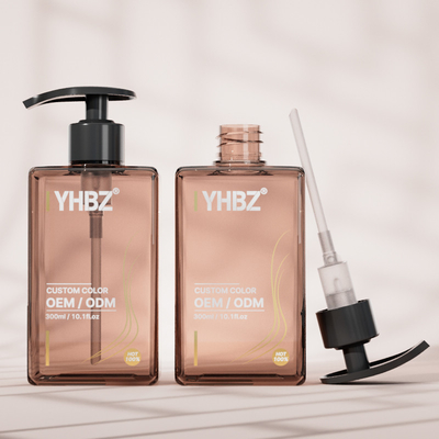 Ein guter Preis. 300 ml Quadrat Plastik Shampoo Flasche für Haustiere Flachschulterpumpe Flasche für Lotion Online