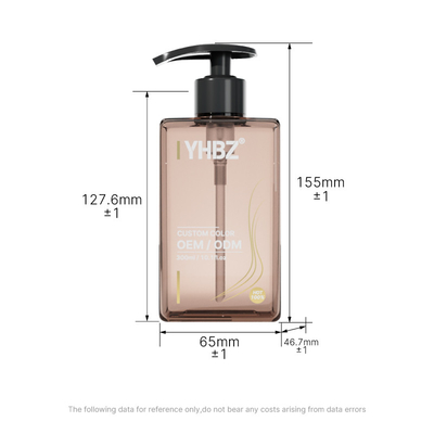 Spezielle Plastik-Lotionsflasche 300 ml Handdesinfektionsmittel Shampoo-Pumpenflasche