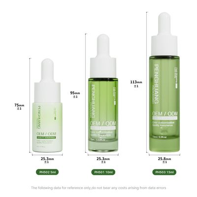 5 ml 10 ml 15 ml Glas Serum Tropffflaschen Glasflasche für Essenzöl