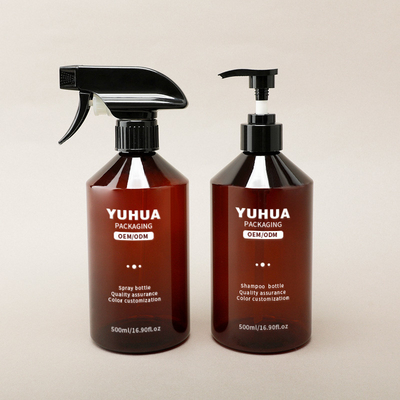 Lotion Serumpumpe Flasche 500 ml Plastik-Trigger-Spray-Flasche für Hausreiniger
