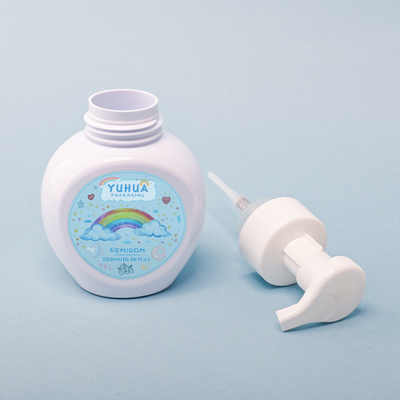 Rundes Lotion Shampoo Flasche 300ml Plastik Schaumflasche zur Gesichtsreinigung