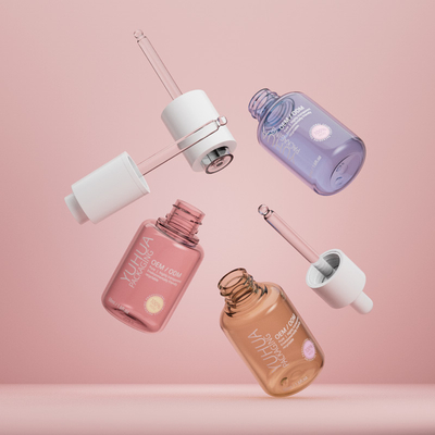 Großhandel Ölserum Flasche mit Tropffflasche 50ml Kunststoff-Ätherische Ölflasche